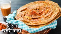 पुदीना लच्छा पराठा | Pudina Lachha Paratha In Hindi | How To Make Pudina Paratha |Dil Se Desi |Kapil