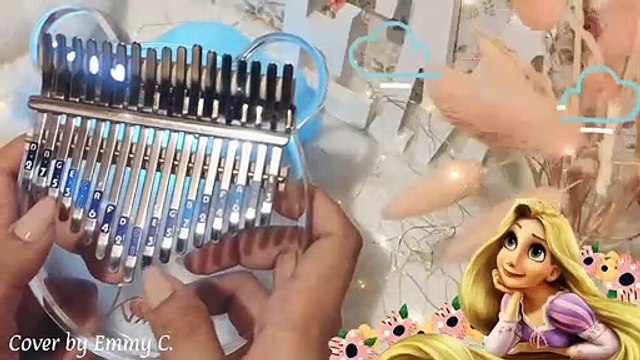 I See The Light (Tangled OST) - Mandy Moore & Zachary Levi - Kalimba Tutorial with Tabs & Lyrics_2