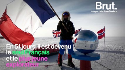 Matthieu Tordeur et son expédition en solitaire au pôle Sud