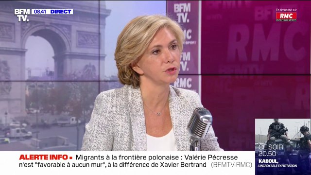 Migrants à la frontière polonaise: Valérie Pécresse n'est favorable à aucun mur