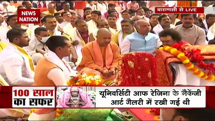 Yogi Adityanath installs retrieved Maa Annapurna's idol at Kashi Vishw