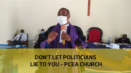 Don't let politicians lie to you - PCEA church