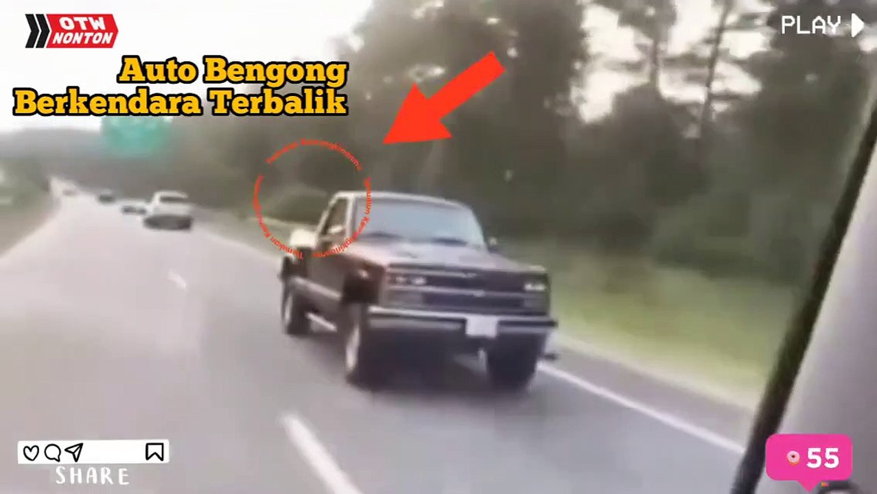 Auto kaget yang satu jalur dengan mobil ini