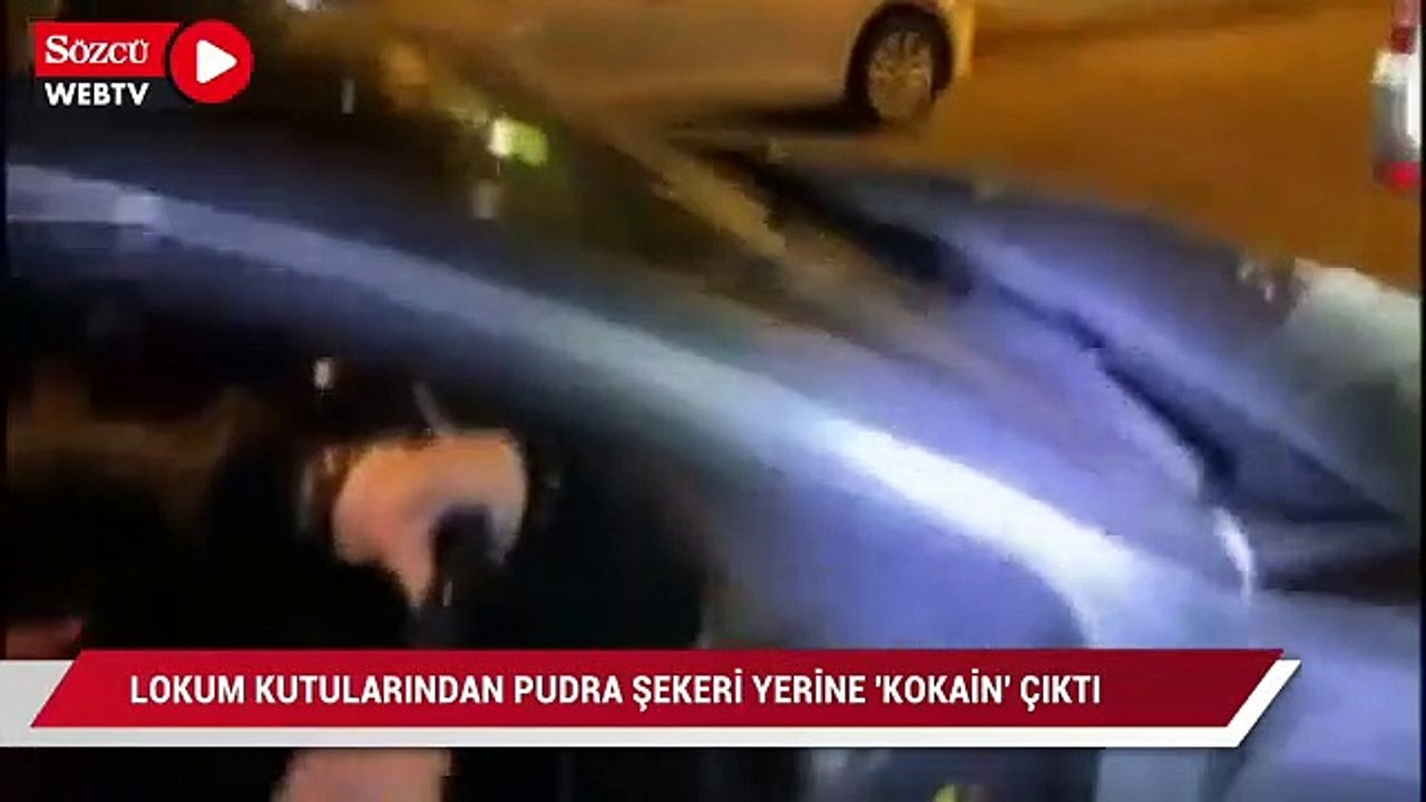 Lokum kutularından pudra şekeri yerine 'kokain' çıktı