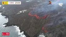 Éruption aux Canaries: la lave ensevelit une plage entière à La Palma