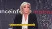 Marine Le Pen, candidate à l'élection présidentielle, répond aux questions des auditeurs de franceinfo