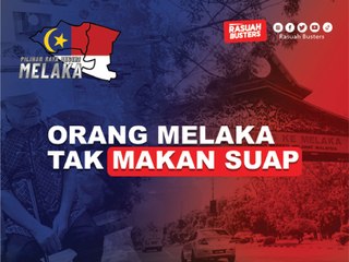 Orang Melaka tak makan suap!