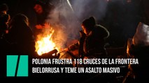 Polonia frustra 118 cruces de la frontera bielorrusa y teme un asalto masivo