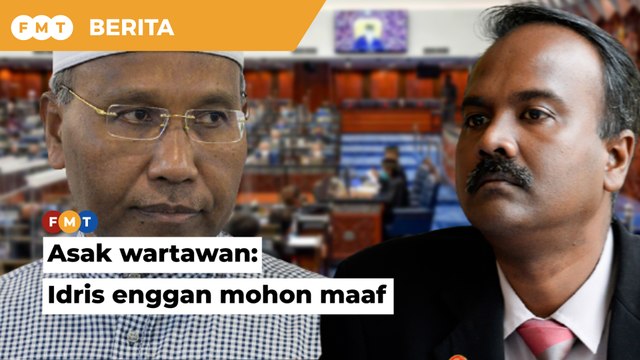 Asak wartawan: Idris enggan mohon maaf