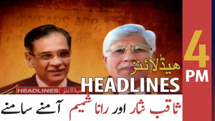 ARY News | Headlines | 4 PM | 15th November 2021