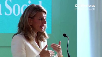 Yolanda Díaz: "Debemos actuar ya y con compromisos"