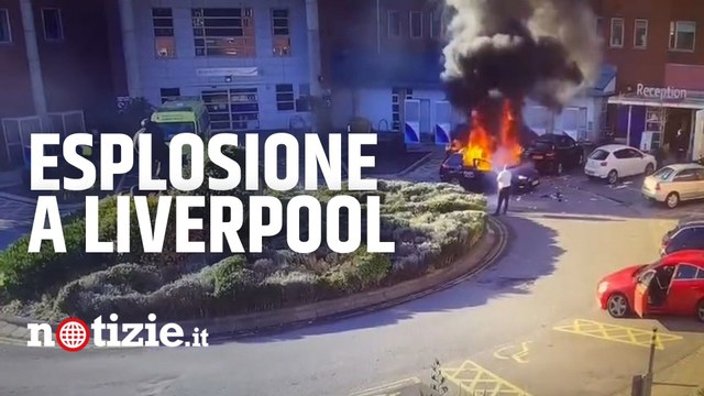 Regno Unito, il momento dell'esplosione a Liverpool: arrestati per terrorismo tre giovani