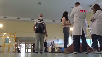 SEDYE İLE GELDİĞİ HASTANEDEN YÜRÜYEREK ÇIKACAK