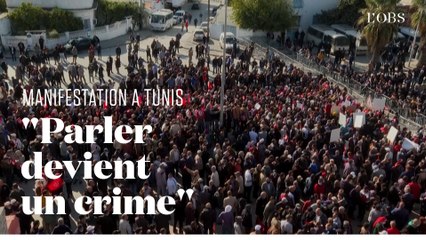 Les images de la manifestation à Tunis contre le "coup d'Etat" de Kaïs Saïed