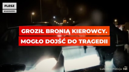 Groził bronią kierowcy. Mogło dojść do tragedii