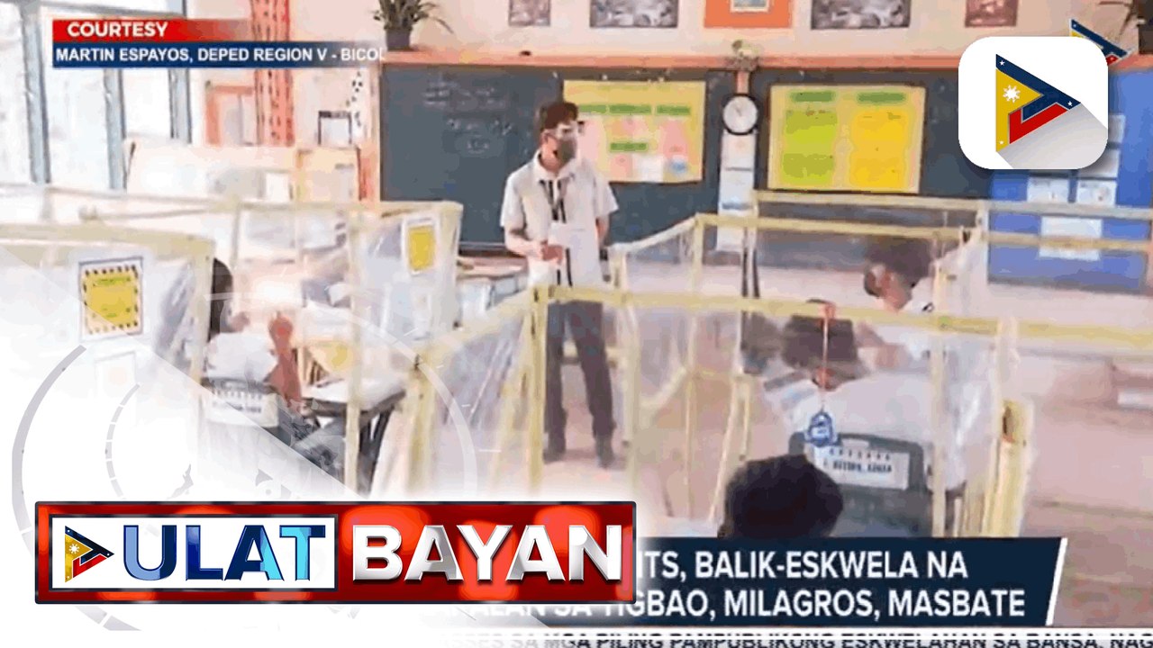 Pilot implementation ng limited face-to-face classes sa mga piling paaralan sa bansa, nagsimula na