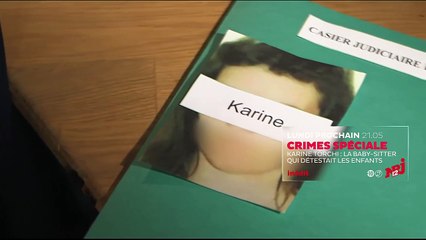 Ce soir à 21h05, Jean-Marc Morandini présente un nouveau numéro de "Crimes" avec une émission spéciale sur Karine Torchi: "La baby-sitter qui détestait les enfants" - VIDEO