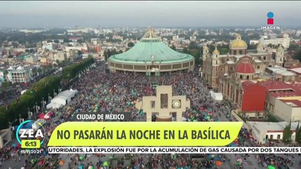 Download Video: Peregrinos no podrán pasar la noche en la Basílica de Guadalupe