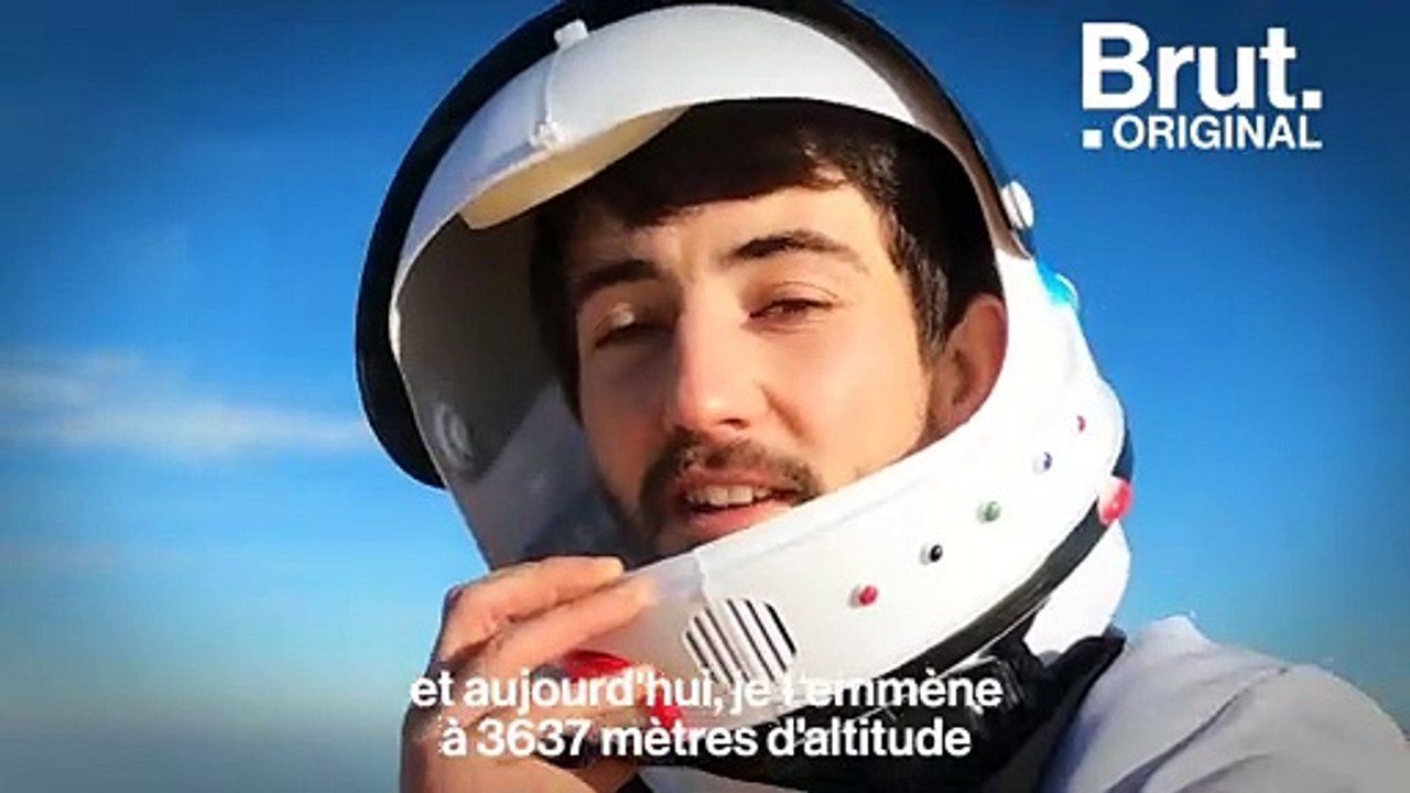 Il s'envole à 4000m d'altitude debout sur le ballon d'une montgolfière