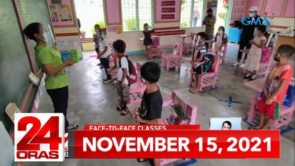 24 Oras Express: November 15, 2021 [HD]