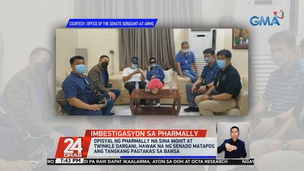 Mohit at Twinkle Dargani, hawak na ng Senado matapos ang tangkang pagtakas sa bansa | 24 Oras