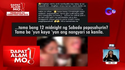 Dapat Alam Mo!: Construction worker, tinanggal na sa trabaho, inipit pa ang natitirang sahod?