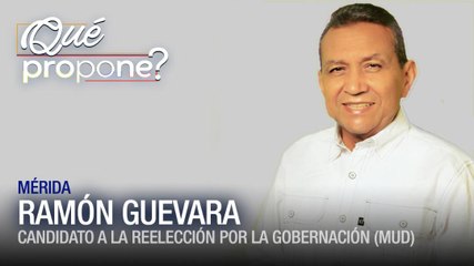 ¿Qué propone? | Ramón Guevara - VPItv