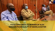 Four cops linked to murder of Alex Monson found guilty of manslaughter