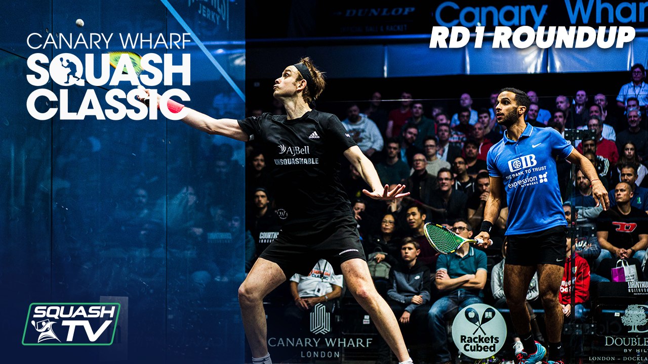 Squash: Canary Wharf Classic 2021 - Rd1 Roundup [Pt.2]