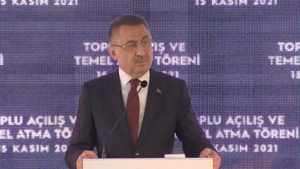Cumhurbaşkanı Yardımcısı Oktay, Yeni Girne Askeri Hastanesi'nin açılış törenine katıldı