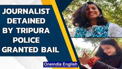 Download Video: Two Female journalist detained by Tripura police granted bail | Oneindia News