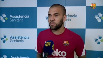 Alves, en su vuelta al Barça: "Es un reto increíble, de los que más me fascinan"