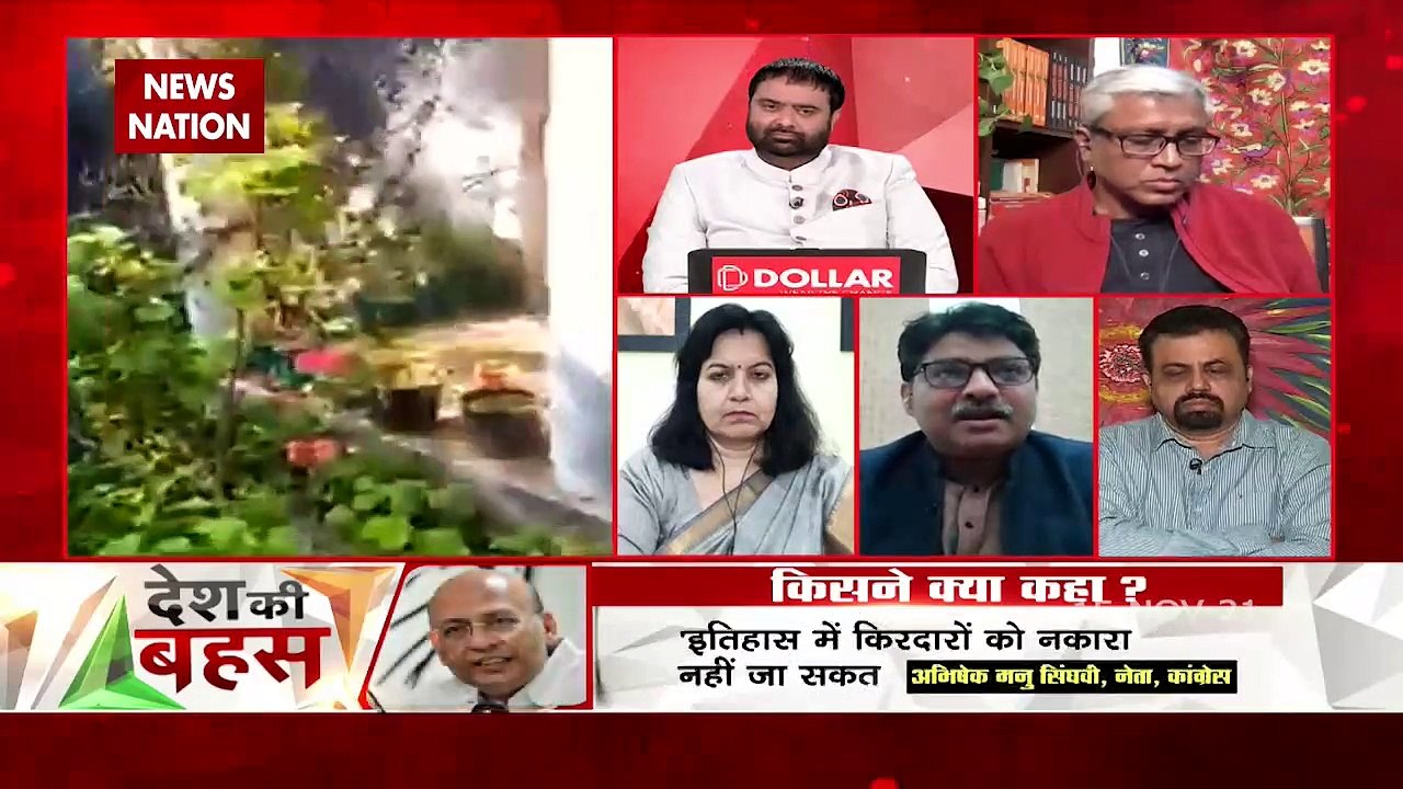 Desh Ki Bahas : Mughals destroyed 40 percent temples