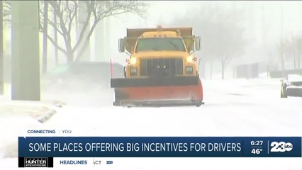 U.S. cities face shortage of snowplow drivers