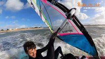 Windsurf vague avec Jean-Mat