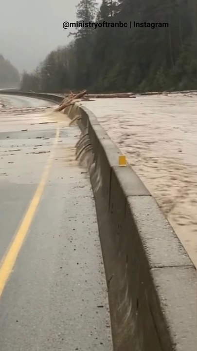 Torrential Rain Has Closed One Of B.C.’s Major Highways