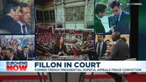 Fallen former PM François Fillon appeals fraud conviction in Paris
