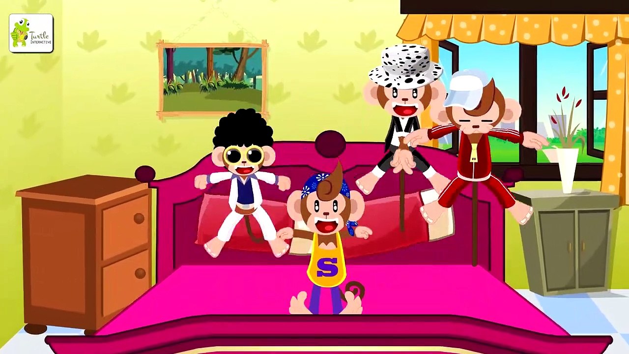 Five Little Monkeys Jumping on the bed