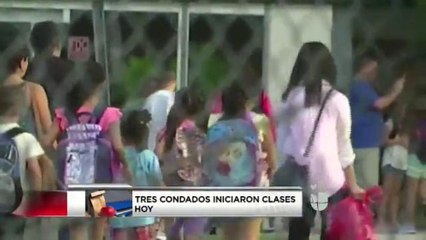 VIDEO: Dan inicio en las escuelas de tres condado del Centro de la Florida