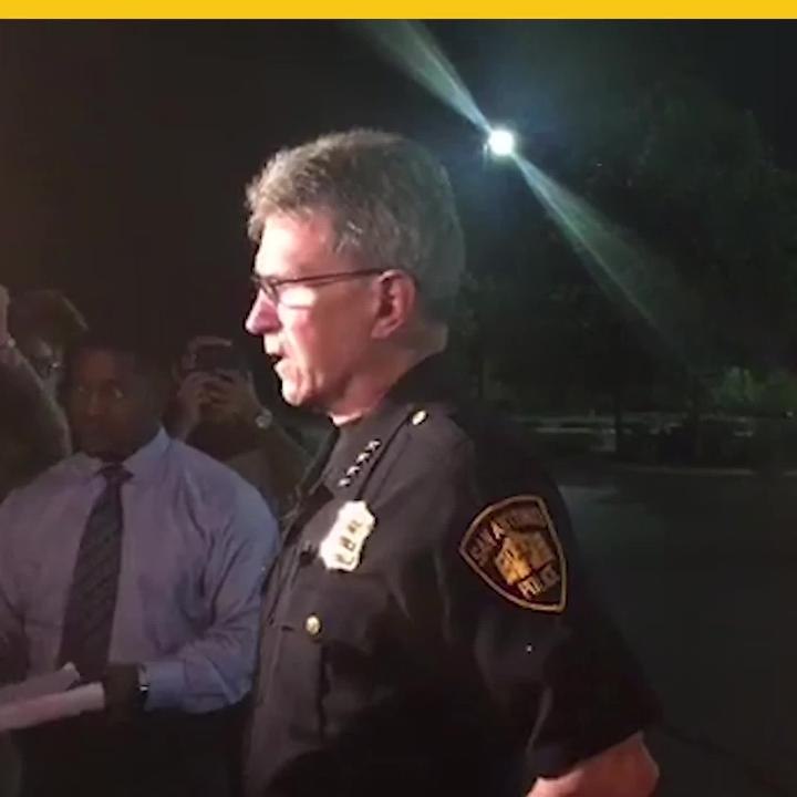 Conferencia de prensa policia de San Antonio
