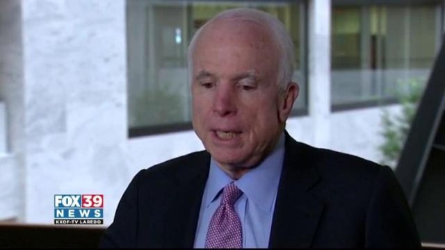 Sentor John Mccain Votes No For ObamaCare Repeal