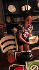 Fallen Birthday Cake Represents First 25th Years of Life