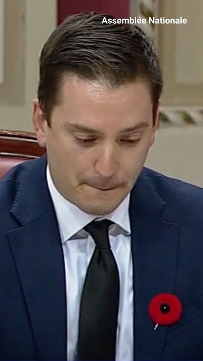 Le ministre de la Justice du Québec fond en larmes à l'Assemblée nationale