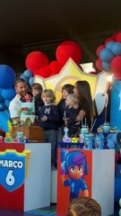 Sergio Ramos et sa femme Pilar Rubio fêtent les six ans de leur fils, Marco.