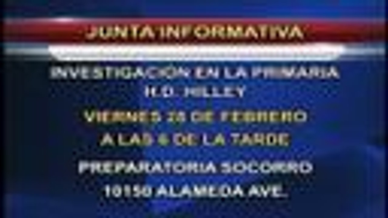 Distrito de Socorro programa junta por el caso HD Hilley
