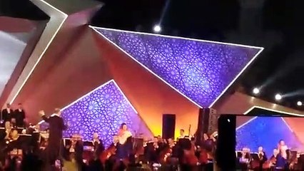 ماجدة الرومى ترفع علم مصر فى حفل ختام مهرجان الموسيقى وتعلق: "بنحبك يا مصر"
