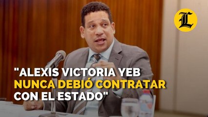 Director de Contrataciones Públicas dice Alexis Victoria Yeb nunca debió contratar con el Estado