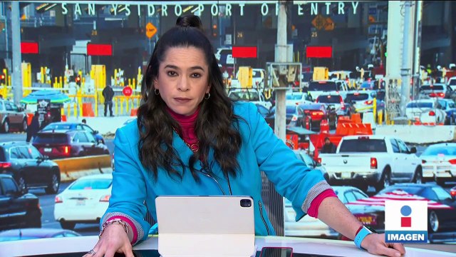 Automovilistas abarrotan los cruces fronterizos entre México y EU