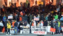 Protestors in Victoria rally against government's proposed pandemic bill