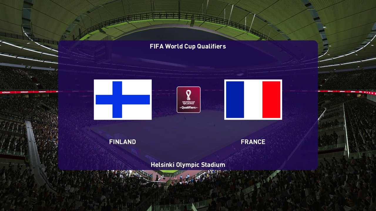 Finland vs France || World Cup Qualifiers - 16th November 2021 || PES 2021